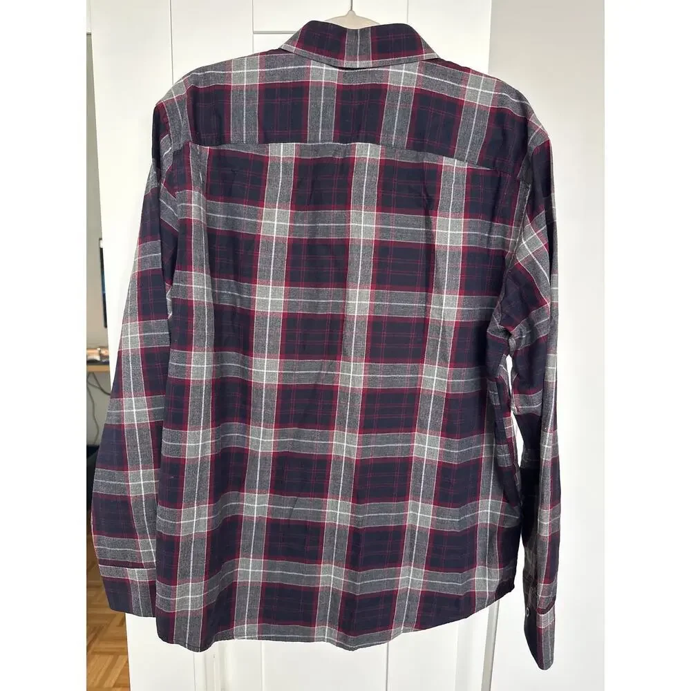 UNTUCKit Men's Plaid Button-Up Long Sleeve Shirt Alentejo, Size XL, Like New